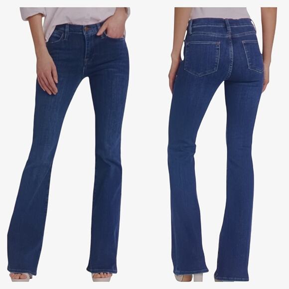 Frame Denim Women's Indigo Flare Jeans - Picture 1 of 8